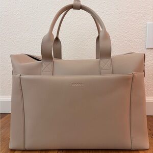 NWOT - Monos Metro Duffel - Ivory (Vegan Leather)